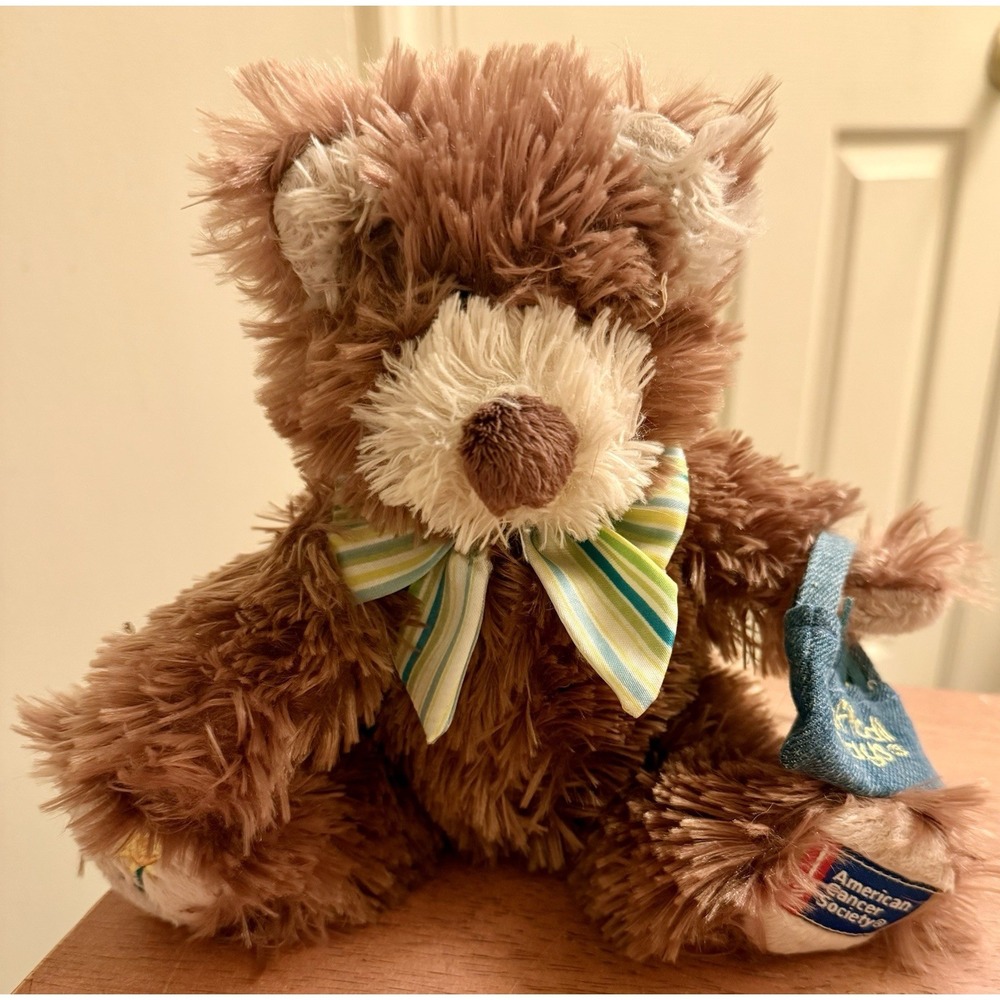 Boyds Daffodil Days Carrie N. Hope soft plush Bear American Cancer Society